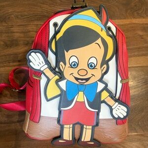 NEW! Pinocchio Character Loungefly DYSNEY Backpack